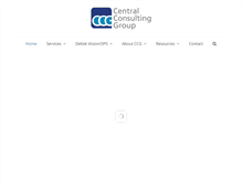 Tablet Screenshot of centralconsultinggroup.com